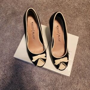 Beautiful Black and Cream heels